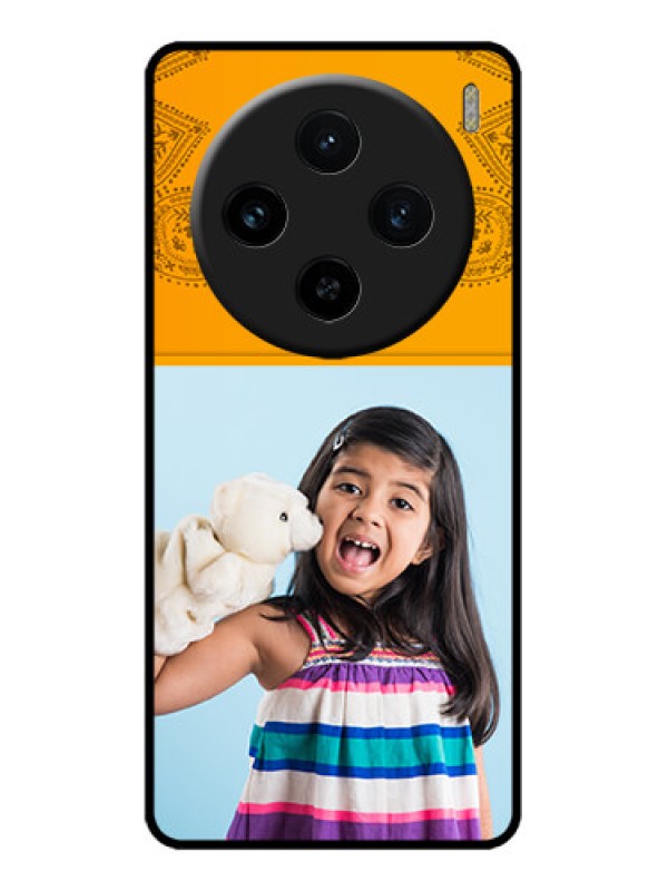 Custom Vivo X100 5G Custom Metal Phone CasePhoto Wedding Design