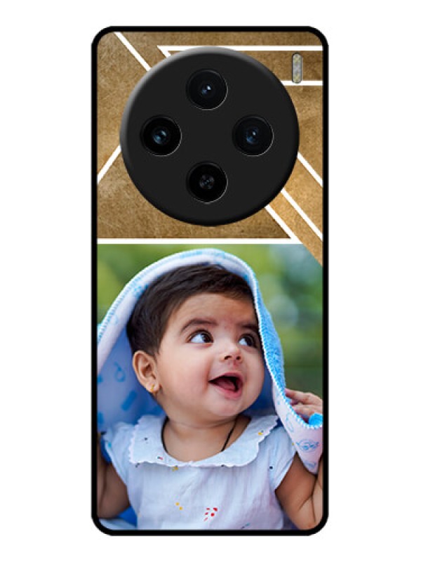 Custom Vivo X100 5G Custom Metal Phone CaseGradient Abstract Texture Design