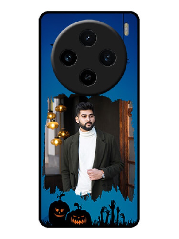 Custom Vivo X100 5G Custom Metal Phone CaseWith Pro Halloween Design