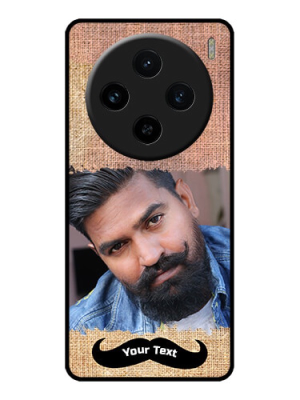 Custom Vivo X100 5G Custom Metal Phone CaseWith Texture Design