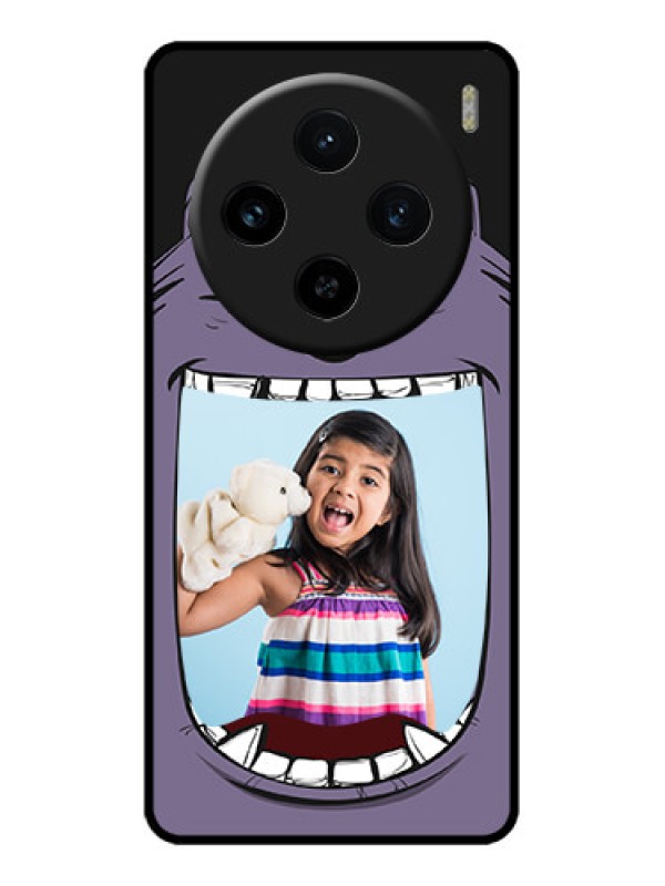 Custom Vivo X100 5G Custom Metal Phone CaseAngry Monster Design