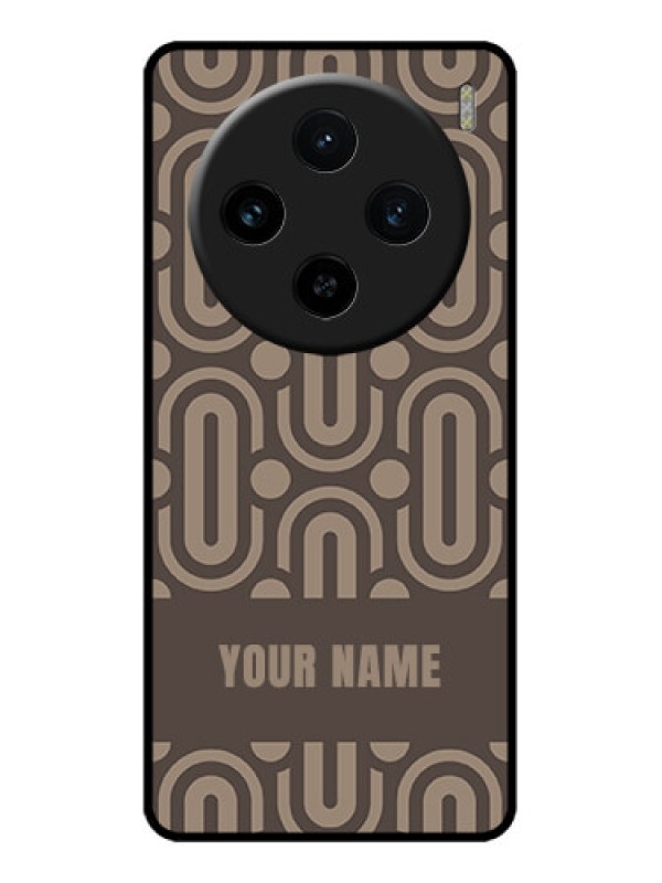 Custom Vivo X100 5G Custom Metal Phone CaseCaptivating Zero Pattern Design