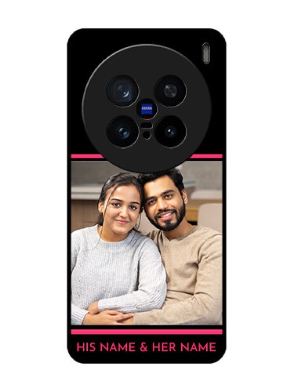 Custom Vivo X200 Pro 5G Custom Metal Phone Case - With Add Text Design