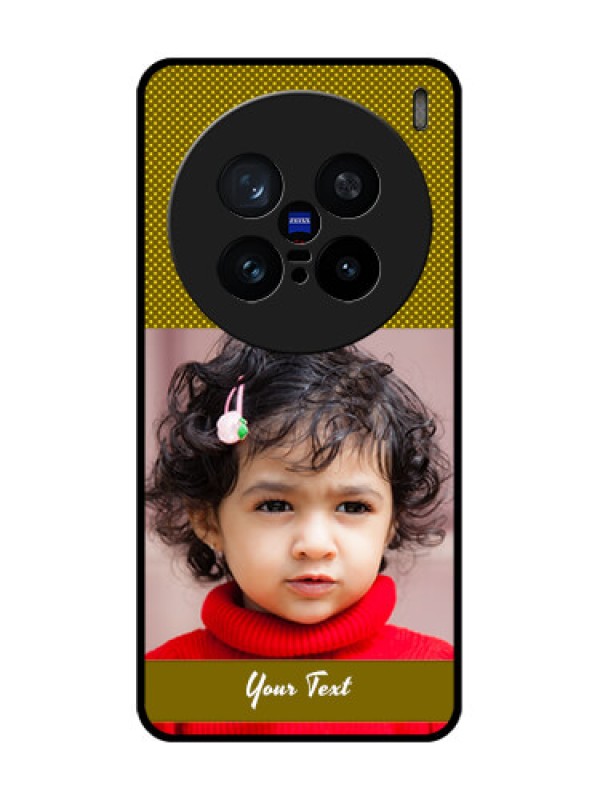 Custom Vivo X200 Pro 5G Custom Metal Phone Case - Simple Green Color Design