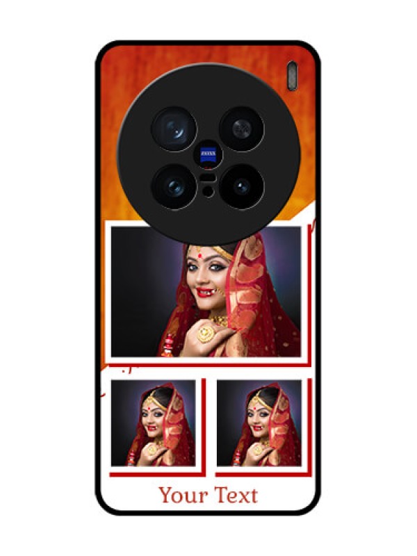 Custom Vivo X200 Pro 5G Custom Metal Phone Case - Wedding Memories Design