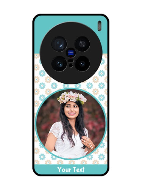 Custom Vivo X200 Pro 5G Custom Metal Phone Case - Beautiful Flowers Design