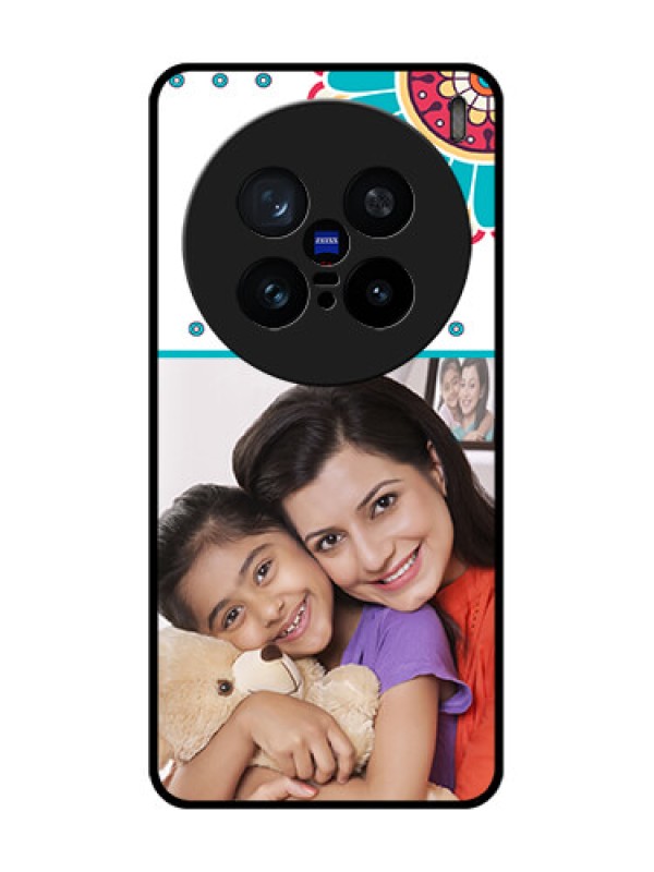 Custom Vivo X200 Pro 5G Custom Metal Phone Case - Flower Design