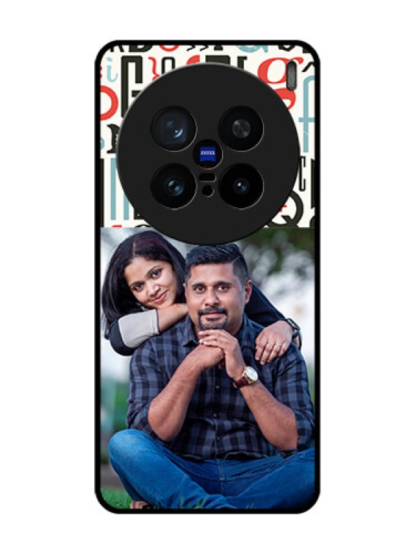 Custom Vivo X200 Pro 5G Custom Metal Phone Case - Alphabet Design