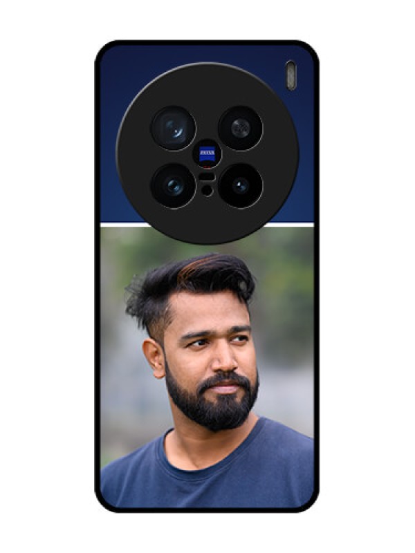 Custom Vivo X200 Pro 5G Custom Metal Phone Case - Simple Royal Blue Design