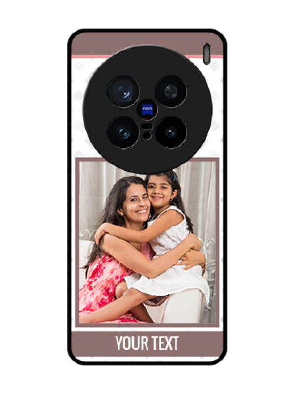 Custom Vivo X200 Pro 5G Custom Metal Phone Case - Simple Diamond Design