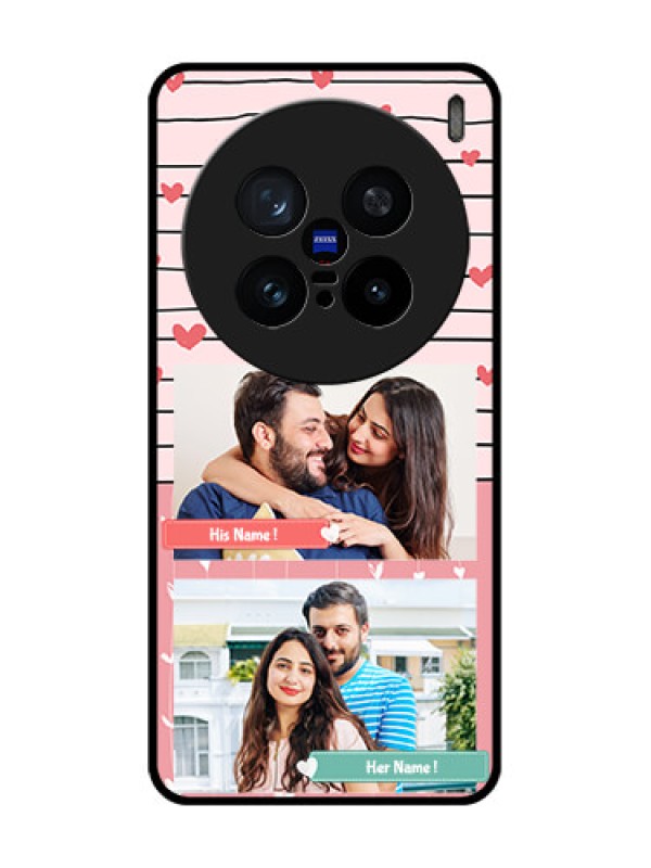 Custom Vivo X200 Pro 5G Custom Metal Phone Case - Photo With Heart Design