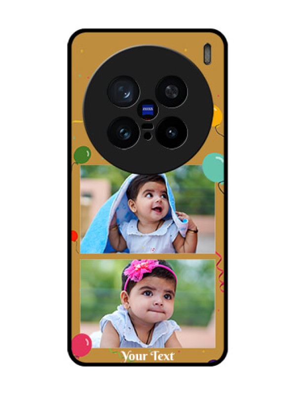 Custom Vivo X200 Pro 5G Custom Metal Phone Case - Image Holder With Birthday Celebrations Design