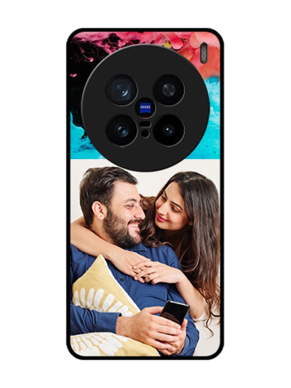 Custom Vivo X200 Pro 5G Custom Metal Phone Case - Quote With Acrylic Painting Design