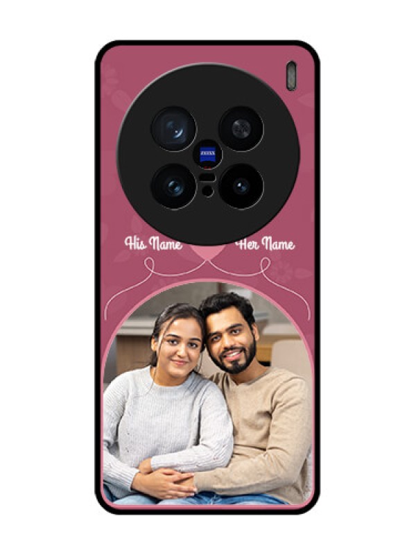 Custom Vivo X200 Pro 5G Custom Metal Phone Case - Love Floral Design