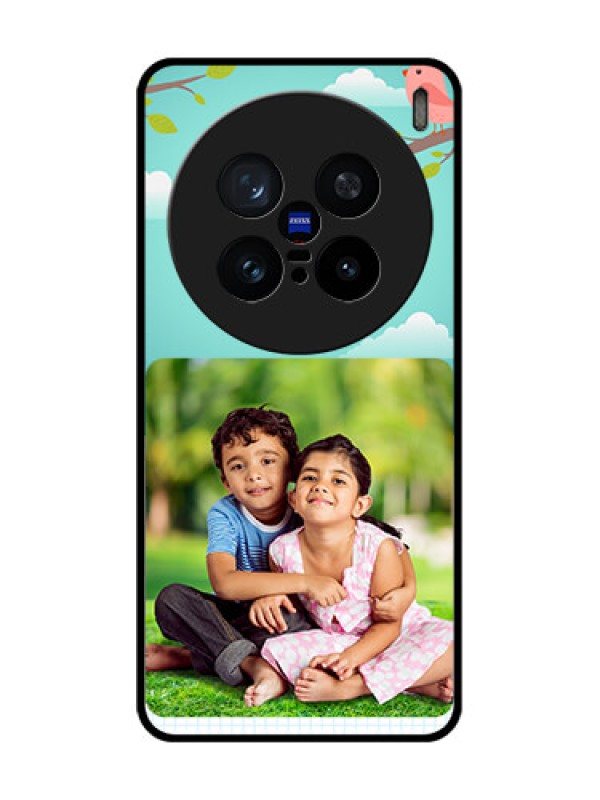 Custom Vivo X200 Pro 5G Custom Metal Phone Case - Doodle Love Design