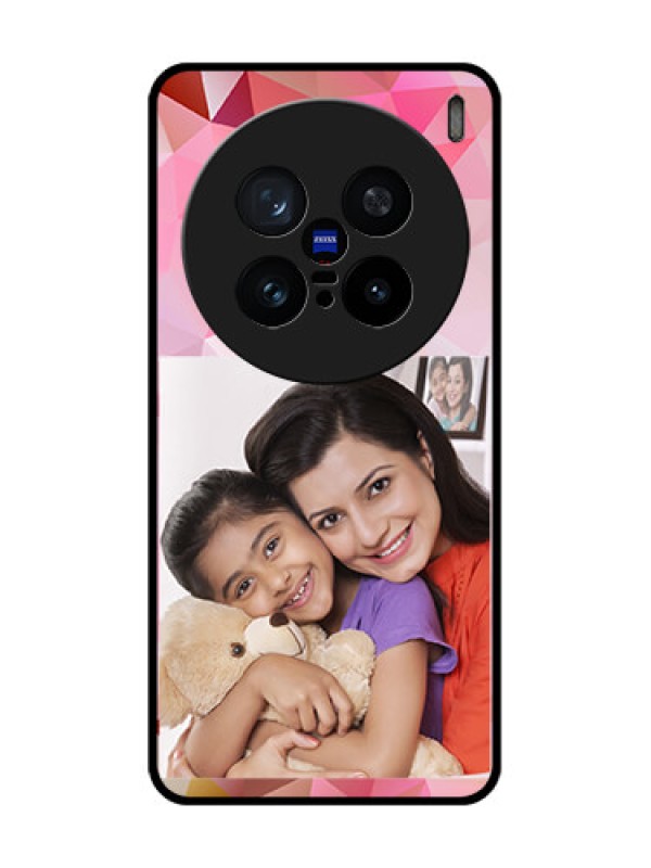 Custom Vivo X200 Pro 5G Custom Metal Phone Case - Abstract Triangle Design