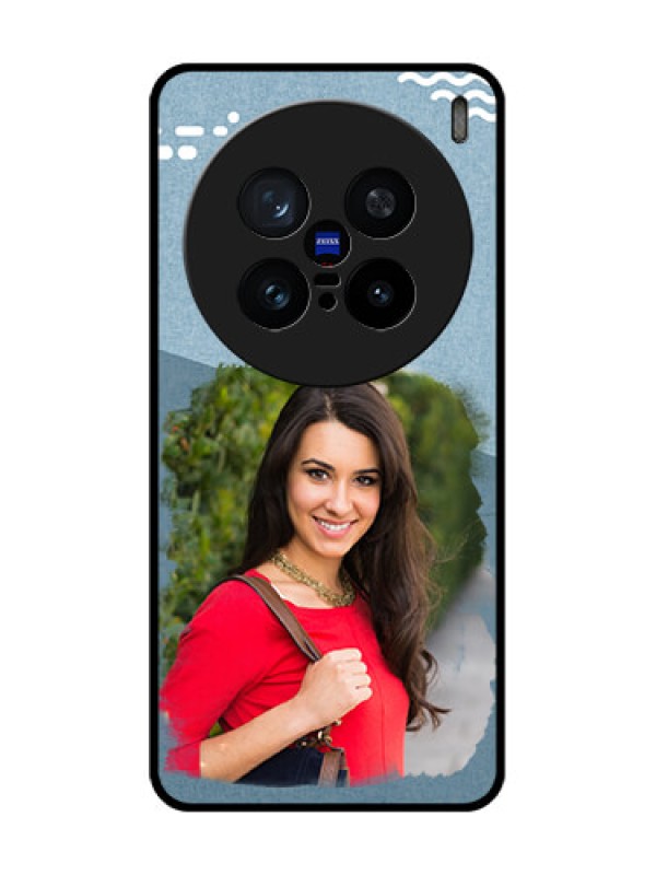 Custom Vivo X200 Pro 5G Custom Metal Phone Case - Grunge Line Art Design