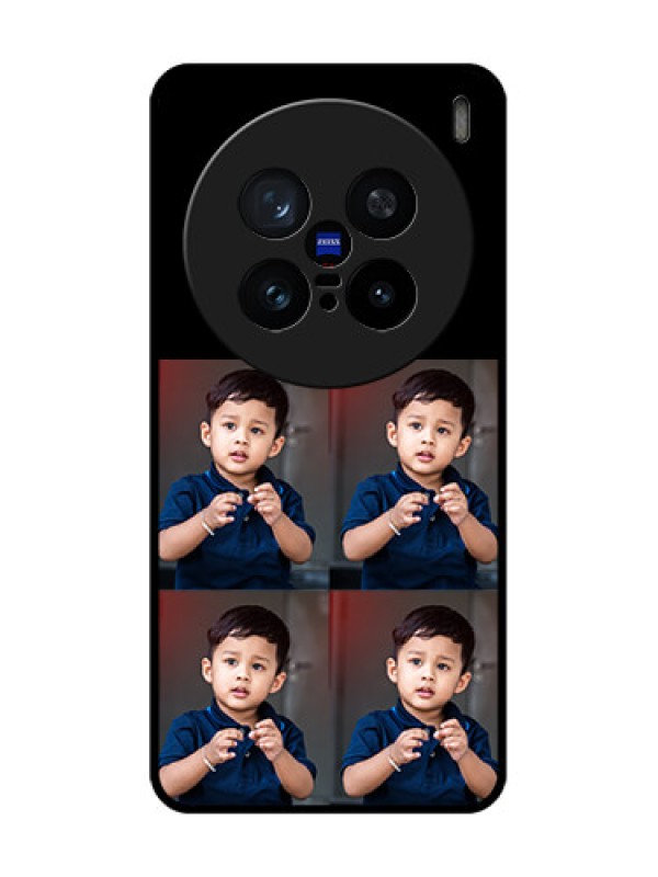 Custom Vivo X200 Pro 5G Custom Metal Phone Case - 4 Image Holder Design