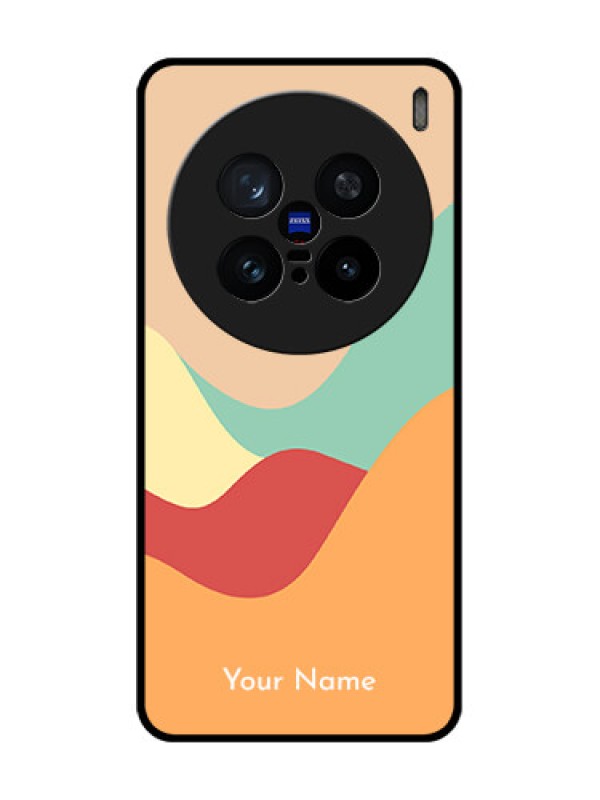 Custom Vivo X200 Pro 5G Custom Metal Phone Case - Ocean Waves Multi - Colour Design