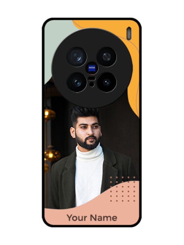 Custom Vivo X200 Pro 5G Custom Metal Phone Case - Tri - Coloured Overlay Design