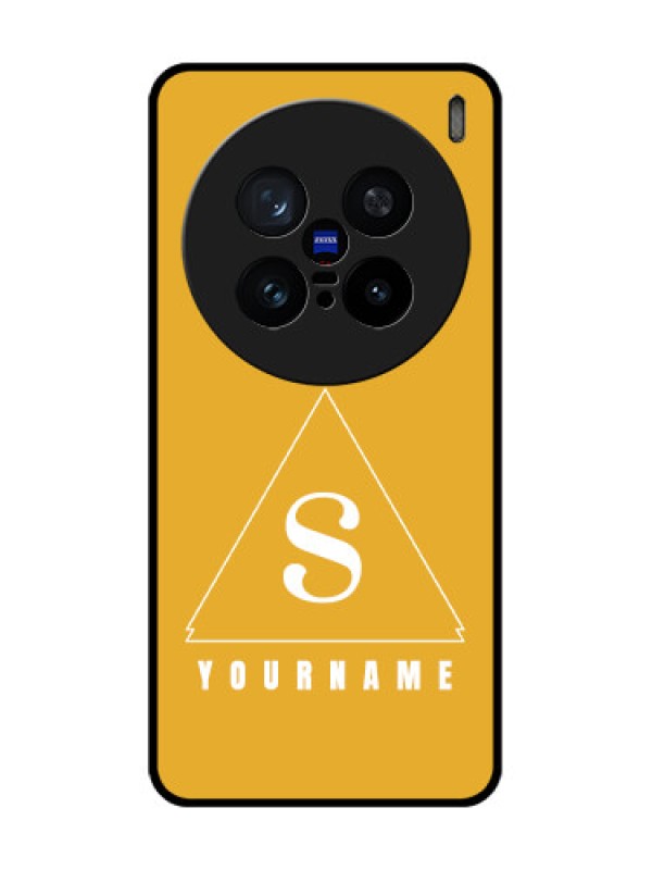 Custom Vivo X200 Pro 5G Custom Metal Phone Case - Simple Triangle Design