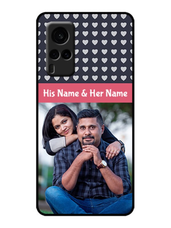 Custom Vivo X60 5G Custom Metal Phone Case - Love Symbols Design