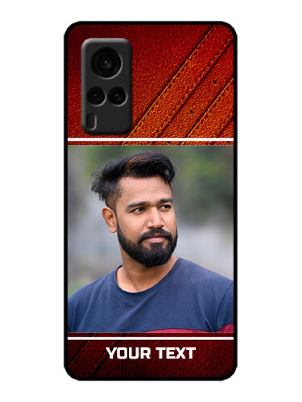 Custom Vivo X60 5G Custom Metal Phone Case - Leather Phone Case Design