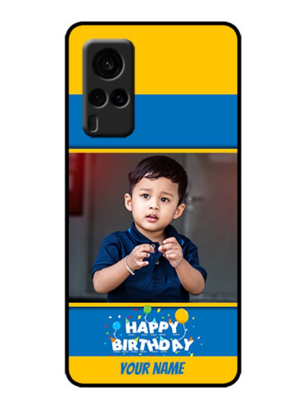 Custom Vivo X60 5G Custom Metal Phone Case - Birthday Wishes Design