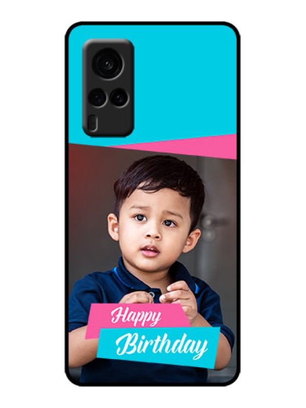 Custom Vivo X60 5G Custom Metal Phone Case - Image Holder With 2 Color Design