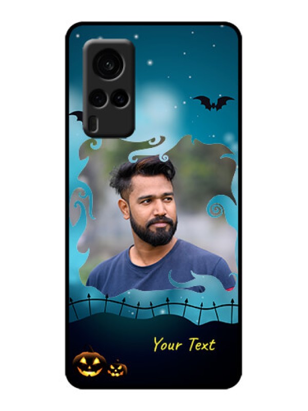 Custom Vivo X60 5G Custom Metal Phone Case - Halloween Frame Design