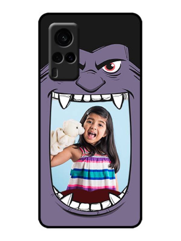Custom Vivo X60 5G Custom Metal Phone Case - Angry Monster Design