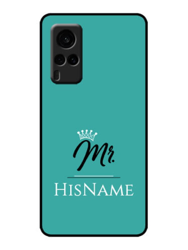 Custom Vivo X60 5G Custom Metal Phone Case - Mr With Name Design