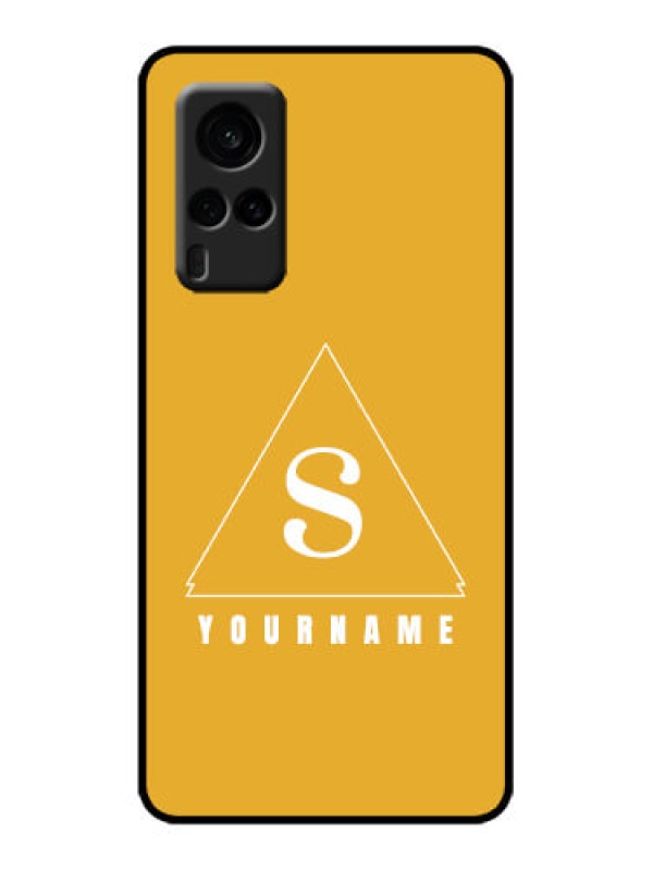 Custom Vivo X60 5G Custom Metal Phone Case - Simple Triangle Design