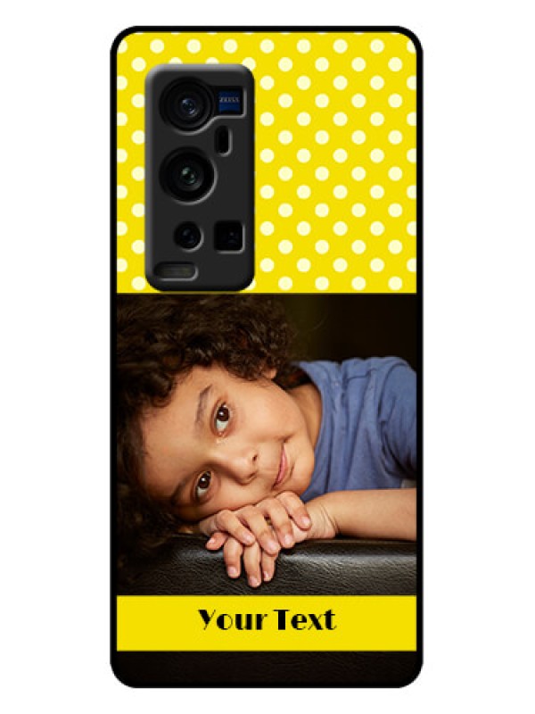 Custom Vivo X60 Pro Plus 5G Custom Metal Phone Case - Bright Yellow Case Design