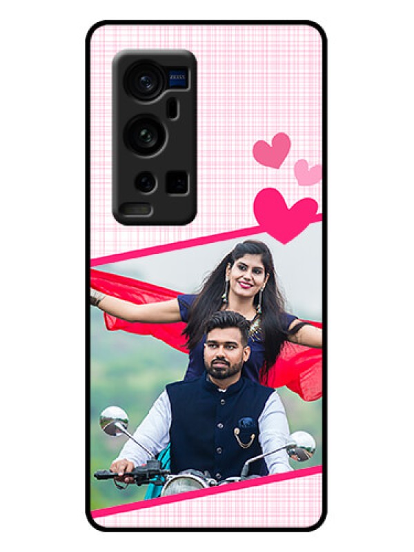 Custom Vivo X60 Pro Plus 5G Custom Metal Phone Case - Love Shape Heart Design