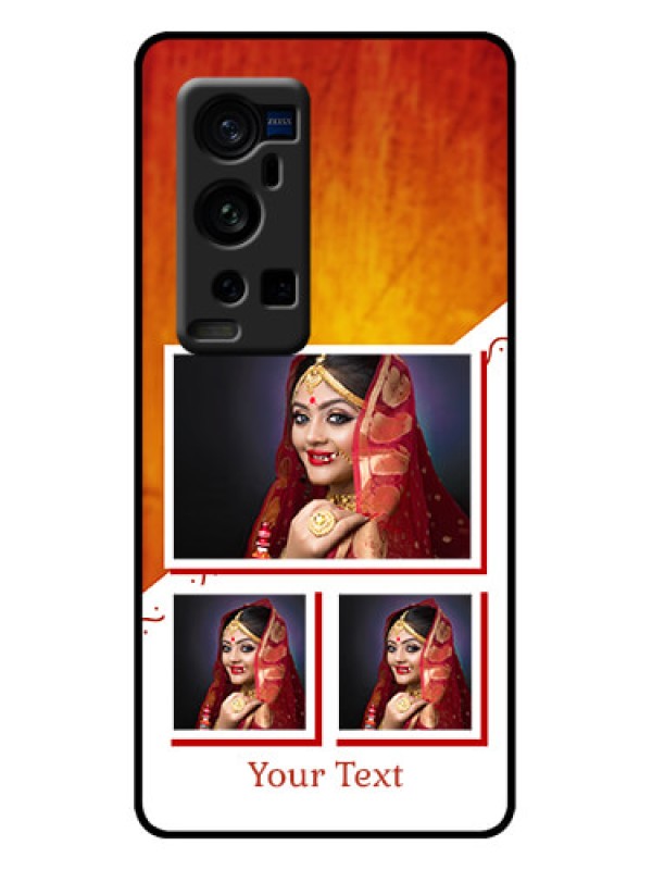 Custom Vivo X60 Pro Plus 5G Custom Metal Phone Case - Wedding Memories Design