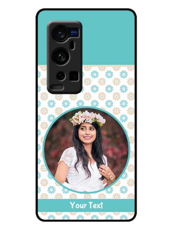 Custom Vivo X60 Pro Plus 5G Custom Metal Phone Case - Beautiful Flowers Design