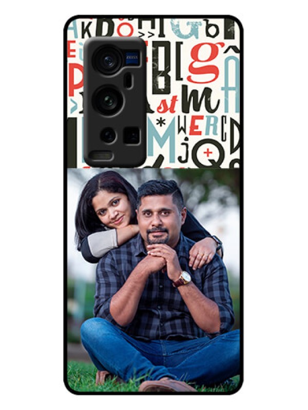Custom Vivo X60 Pro Plus 5G Custom Metal Phone Case - Alphabet Design