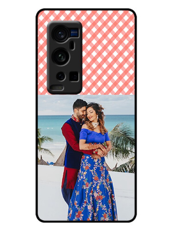 Custom Vivo X60 Pro Plus 5G Custom Metal Phone Case - Pink Pattern Design