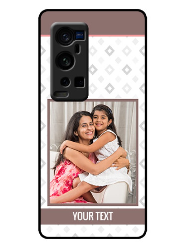 Custom Vivo X60 Pro Plus 5G Custom Metal Phone Case - Simple Diamond Design