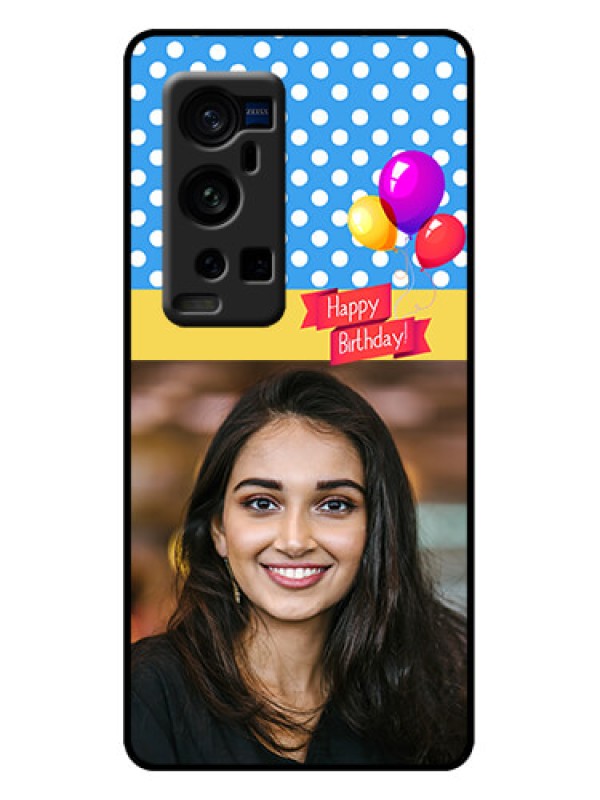 Custom Vivo X60 Pro Plus 5G Custom Metal Phone Case - Happy Birthday Design