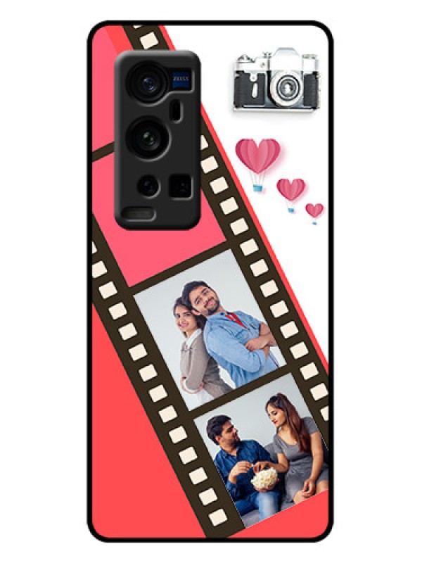 Custom Vivo X60 Pro Plus 5G Custom Metal Phone Case - 3 Image Holder With Film Reel