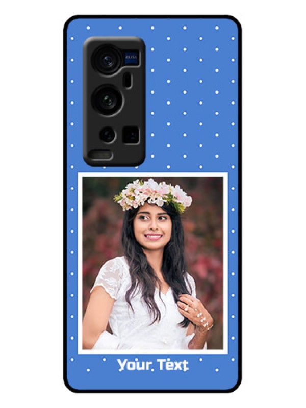 Custom Vivo X60 Pro Plus 5G Custom Metal Phone Case - Polka Dots Design