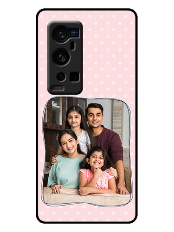 Custom Vivo X60 Pro Plus 5G Custom Metal Phone Case - Family With Dots Design