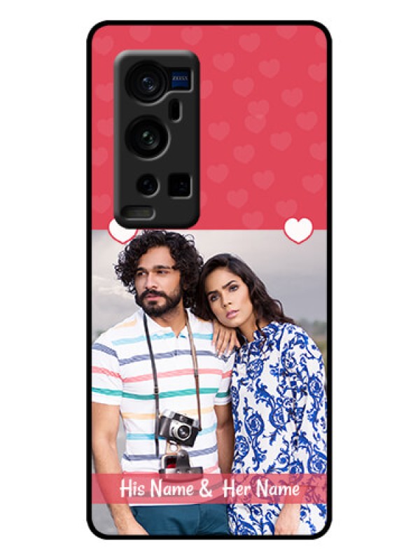 Custom Vivo X60 Pro Plus 5G Custom Metal Phone Case - Simple Love Design