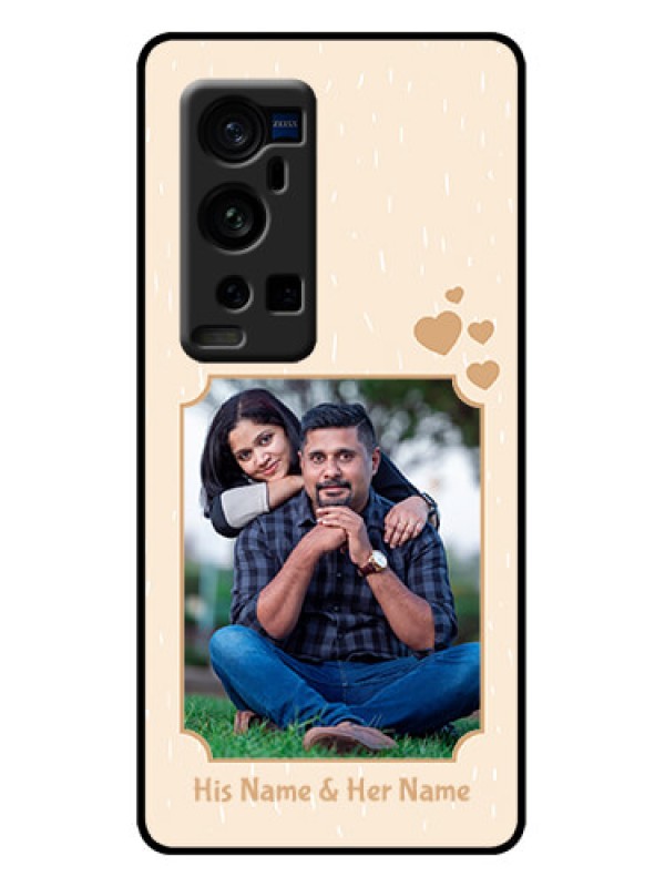 Custom Vivo X60 Pro Plus 5G Custom Metal Phone Case - With Confetti Love Design