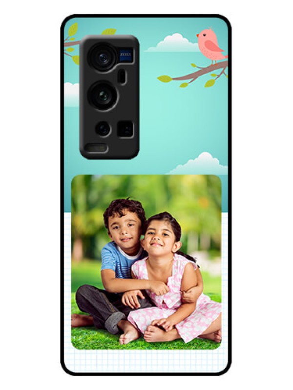 Custom Vivo X60 Pro Plus 5G Custom Metal Phone Case - Doodle Love Design