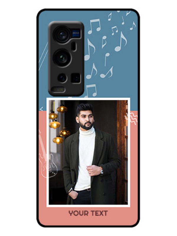 Custom Vivo X60 Pro Plus 5G Custom Metal Phone Case - With Color Musical Note Design