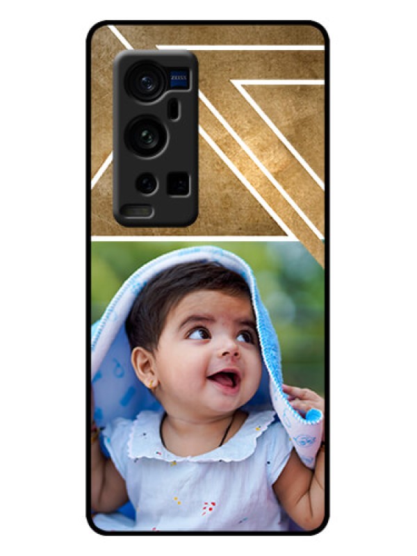 Custom Vivo X60 Pro Plus 5G Custom Metal Phone Case - Gradient Abstract Texture Design