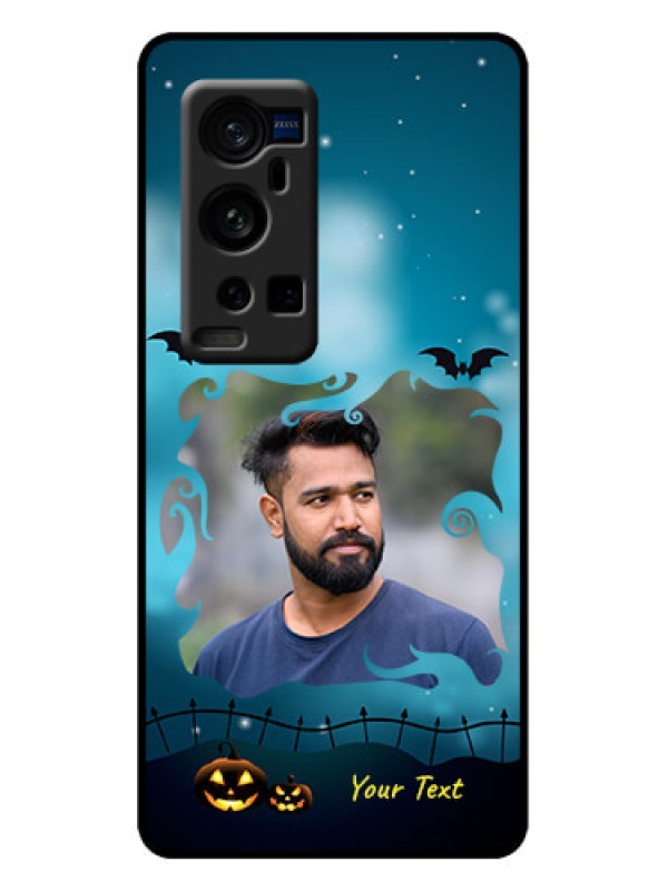 Custom Vivo X60 Pro Plus 5G Custom Metal Phone Case - Halloween Frame Design